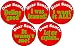 Set of 5 Dear Santa - Christmas 1.25