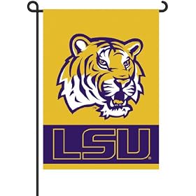 NCAA Louisiana State Fightin Tigers 2-Sided Garden Flag