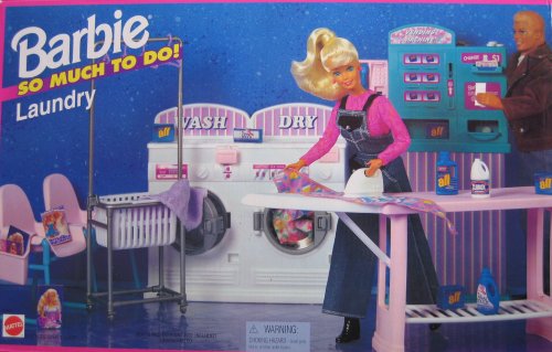 Buy Cheap Barbie So Much To Do Laundry Playset (1995 Arcotoys, Mattel