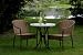 Kitchen & Housewares : Monte Carlo 2 seater stone weave steel garden conservatory furniture set