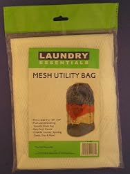 Mesh Utility White Laundry Bags 36" x 24" -THREE PACKS