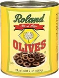 Roland Sliced Ripe Olives, 55-Ounce Can (Pack of 2)