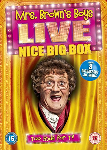 Mrs Brown's Boys Live - Nice Big Box - the live shows from the Smash Hit BBC Series Region 2 Encoding This Will Not Play on Most Players Sold in the Us or Canada Region 1 . This Item Requires a Region Specific or Multi-region Player and Compatible Tv. More About Formats.