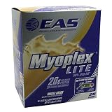 EAS Myoplex Lite Nutrition Shake, Vanilla Cream, Pack of 20