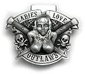 Felon Ladies Love Outlaws Lighter Belt Buckle with Bottle Opener Juggs Lucky 13