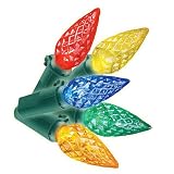 Review Seasonal Specialties  / Philips LED C6 String Lights - Multicolor/ Green Wire