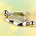 Jewelry Surgical Steel Love Heart Nipple Shields Bar Navel Ring Body Piercing