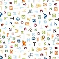 Sumersault Alphabet Parade Crib Sheet-Multicolor