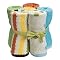 Home Striped Solid WashClothes 6-pk. - Multicolor (12x12")&nbsp;