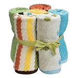 Home Striped Solid WashClothes 6-pk. - Multicolor (12x12)&nbsp;