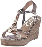 Hispanitas TOKIO3 HV25684ACERO - Sandalias de vestir de cuero para mujer, color marrón, talla 36