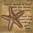 Tuscan Shells...Create Peace Of Mind, Motivational Poster