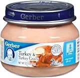 Gerber 2nd Foods Turkey and Turkey Gravy - 2.5 oz.12 Pack