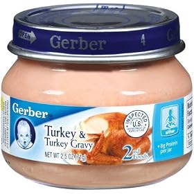 Gerber 2nd Foods Turkey and Turkey Gravy - 2.5 oz.&nbsp;12 Pack&nbsp;