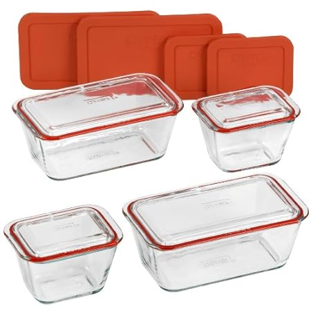 Pyrex food storage containers