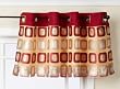 Regal Home Collections Times Square 54-Inch by 20-Inch Tailored Valance, Red