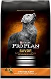 Purina Pro Plan Dry Dog Food, Savor, Shredded Blend Adult Chicken & Rice Formula, 18-Pound Bag, Pack of 1