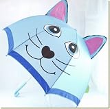 Western Chief - Kid's Blue Kitty Cat Umbrella