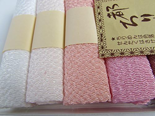Pink Series 10 Assorted Pre-cut (8.7 "× 6.5") Rayon Crepe Miyako Chirimen Fabric Quilt Patchwork