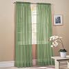 2 Piece Solid Sage Green Sheer Window Curtains/drape/panels/treatment 60"w X 84"l