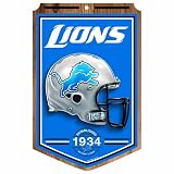 NFL Detroit Lions 11-by-17 Wood Sign Traditional Look
