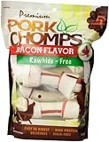 Scott Pet Products Pork Chomps Premium 8 Count Bacon Knotz for Dogs, 7-Inch