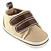 Luvable Friends Unisex Baby Crib Shoes, Tan Hook, 6-12 Months