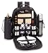 Tools & Hardware : Brighton Coffee Picnic Backpack For Two (Black)