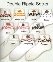 Collegiate Double Ripple Baby Socks (2 Pairs)