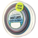 Cortland Great Lakes Ready-To-Troll Lead Core Line 27 Pound Test/5 Colors (132412)