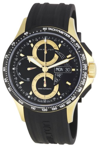 Hamilton Men's H64646331 Khaki King Black Dial Watch