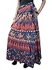 Boho Indi Wrap Around Skirt Tribal Peacock Cotton Beach Long Maxi Wrap Dress