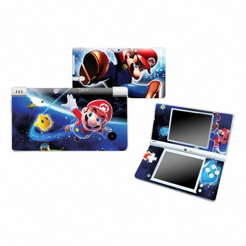 MARIO GALAXY Design Nintendo DSI NDSI DSi NDSi Vinyl Skin Decal Cover Sticker Protector (Matte Finish)+ Free Screen Protector