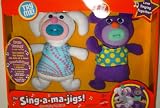 The Sing-A-Ma-Jigs Frost & Dark Purple Pair