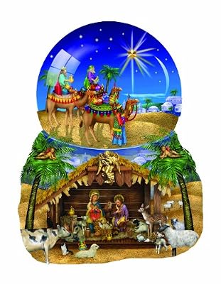 O Star of Bethlehem Shaped Jigsaw Puzzle by Lori Schory 1000pc