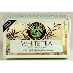 Triple Leaf Teas - White Tea, 20 tea bags