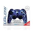 PS2 i.Glow 2.4 GHZ Wireless Controller with 5 built in LED's (Without Rumble)