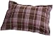 Pinzon 160-Gram Yarn-Dyed Standard Flannel Sham, Raspberry Plaid
