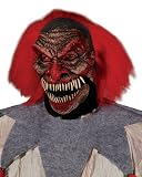 Dark Humor Demented Clown Latex Mask