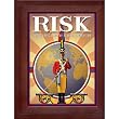 Hasbro Risk in Vintage Wood Book Edition