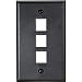 LEVITON 3 PORT BLACK *NIC*
