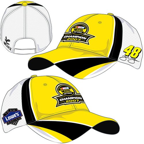 Buy Chase Authentics Jimmie Johnson '07 NEXTEL Cup Champion Victory Lane Cap by Chase Authentics