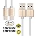 USB C Cable, HAHAHA Reversible USB Type C Cable For Nexus6P 5X OnePlus2 Macbook12 inch Google ChromeBook Pixel Nokia N1 Tablet Pixel C,2Pack 3.3 and 6.6Ft White