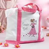 Flower Girl Canvas Tote