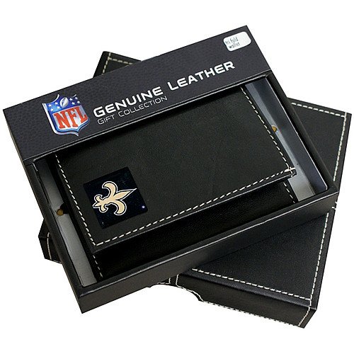 New Orleans Saints Leather TriFold Wallet