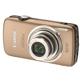 Canon Digital IXUS 200 IS Digital Camera - Brown (12.1 Megapixel, 5x Optical Zoom) 3.0 inch LCD