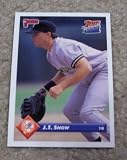 1993 Donruss J.T. Snow # 110 MLB Baseball Rated Rookie Card