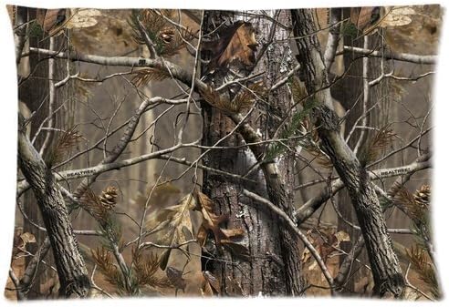 Musical Decor Realtree Camo Pillow Cases Covers Standard Size Pillowcase 20 (Twin sides)