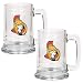 Ottawa Senators NHL 2pc 15oz Glass Tankard Set- Primary Logo by Great American Products