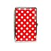 Polka Dot Hard Case Wallet, Credit Card, Cash, and Business Card Holder